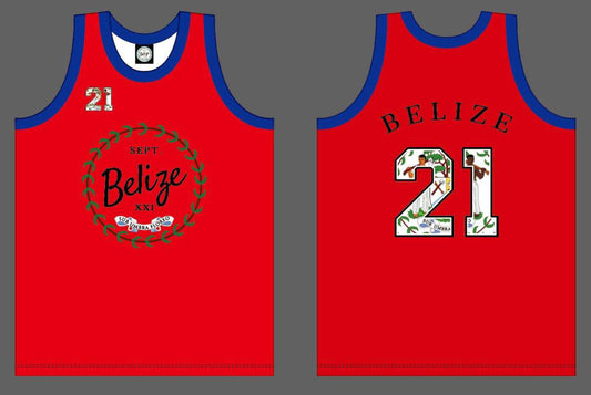 Belize21 Men Basketball Jersey