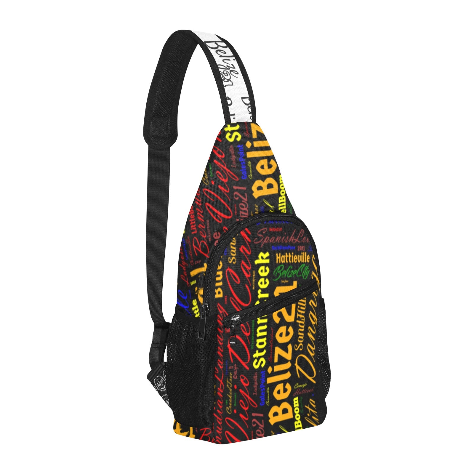 Belize Print Chest Bag