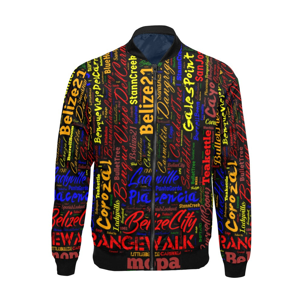 District Jacket All Over Print Bomber Jacket