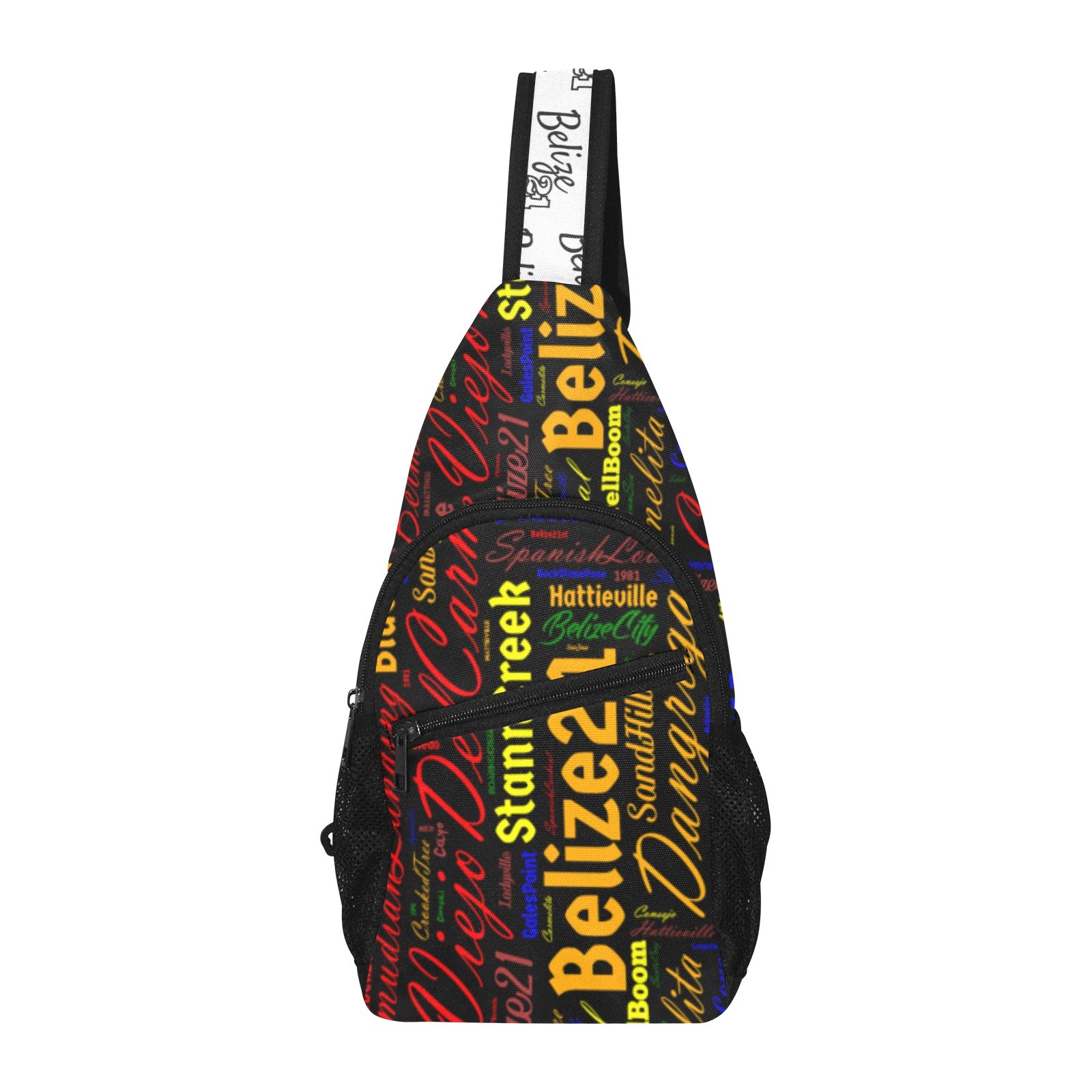 Belize Print Chest Bag