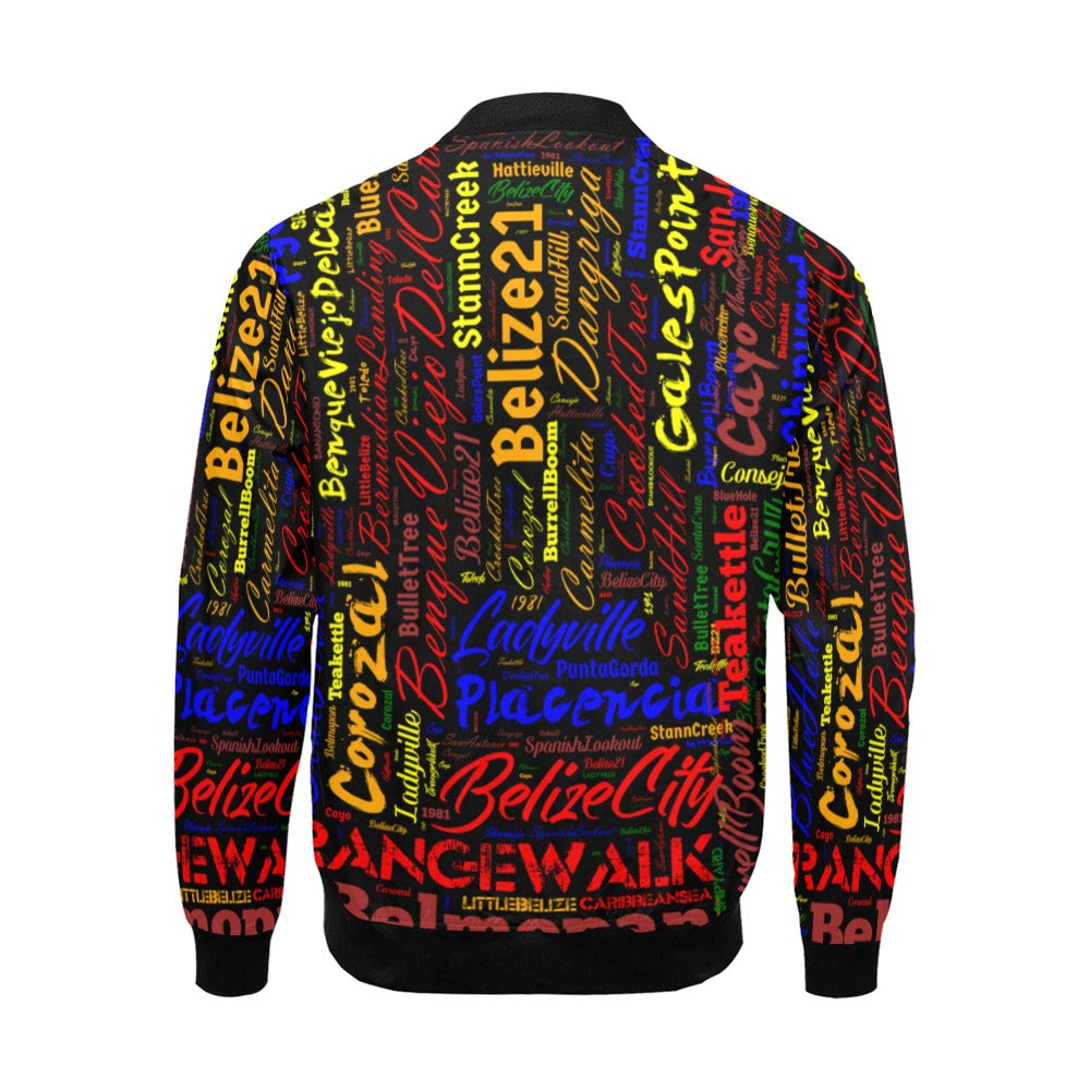 District Jacket All Over Print Bomber Jacket