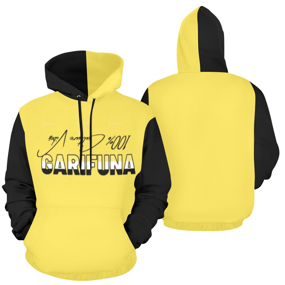 Black & Yellow Garifuna Hoodie
